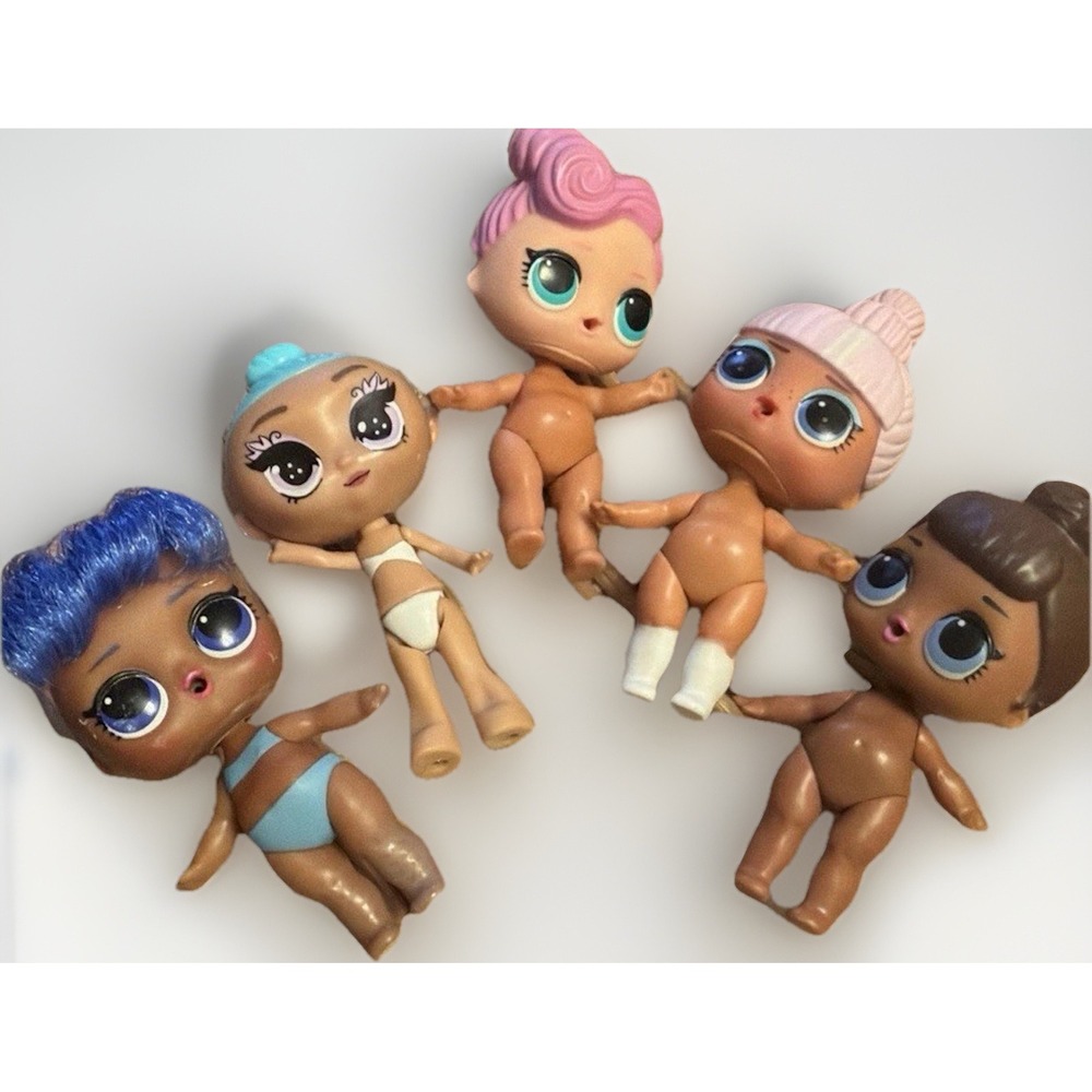 LOT OF 5 LOL SURPRISE DOLLS Series 1 Mimi Sisters